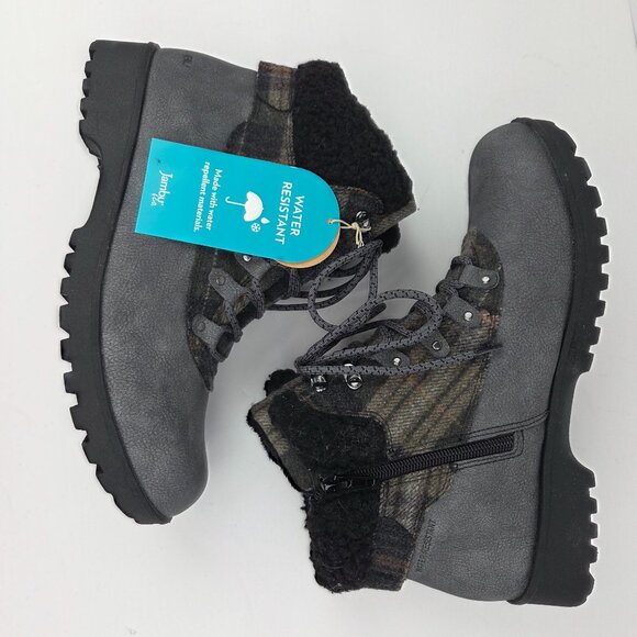 Jambu Water Resistant Redrock  Hiking Boot Gray Plaid Size 9 - Picture 3 of 13